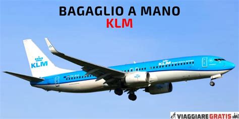 franchigia klm a mano.